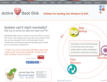 Tablet Screenshot of boot-disk.com